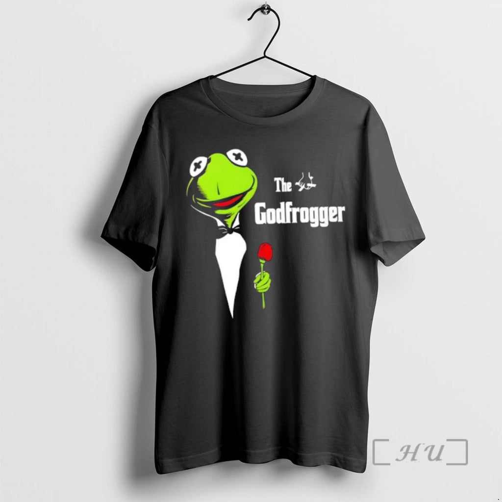 Trending The Godfrogger Funny Frog Parody Tuxedo Premium T Shirt Sweater