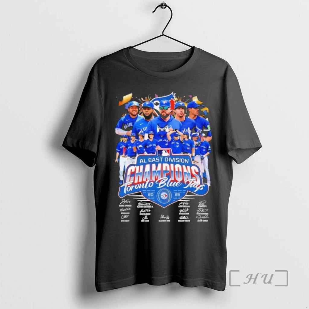 Trending Toronto Blue Jays 2025 Al East Division Champions Signature Premium T Shirt Sweater
