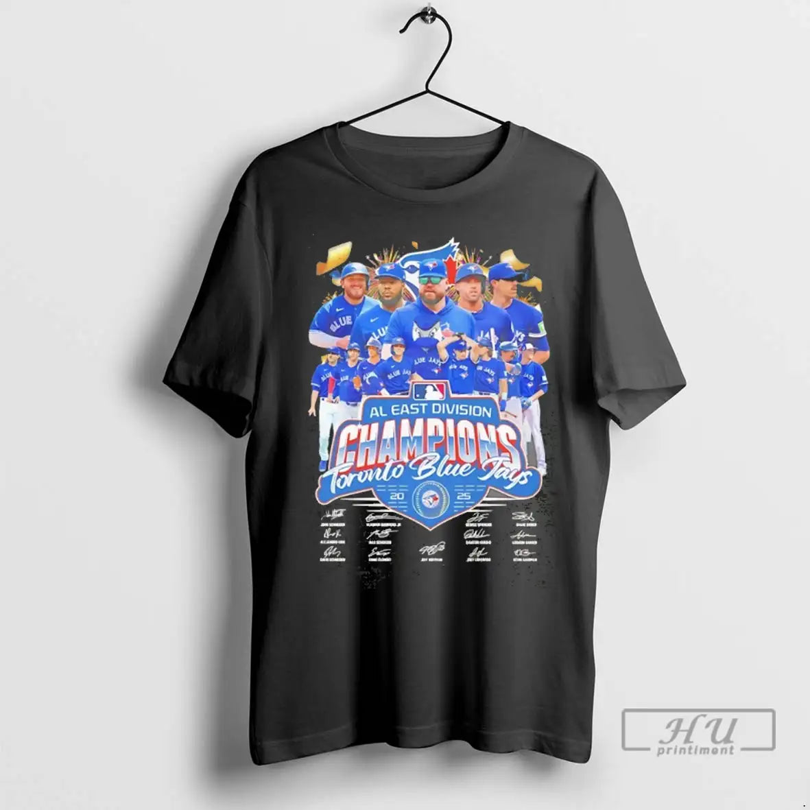 Trending Toronto Blue Jays Al East Division Champions 2025 Signatures Tee T Shirt