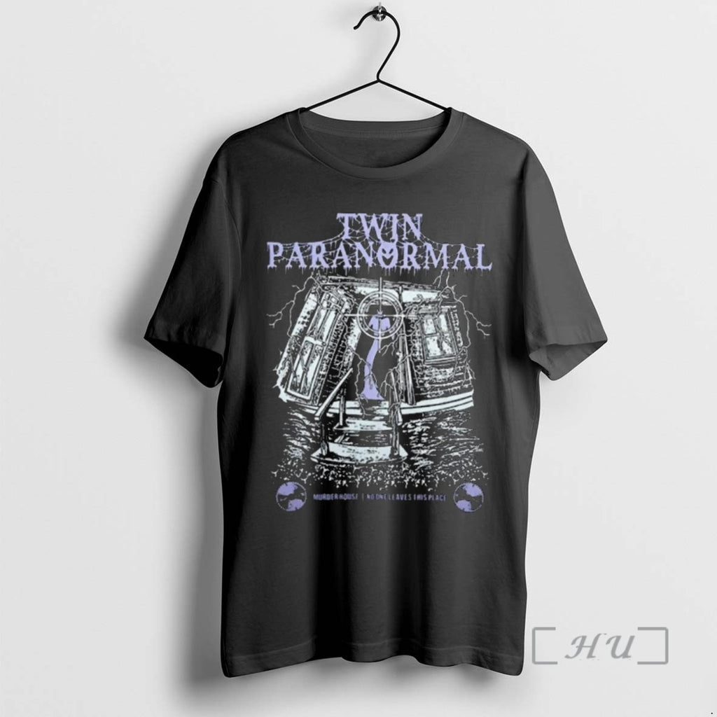 Trending Twin Paranormal Murder House No One Leaves This Place Premium T Shirt Sweater