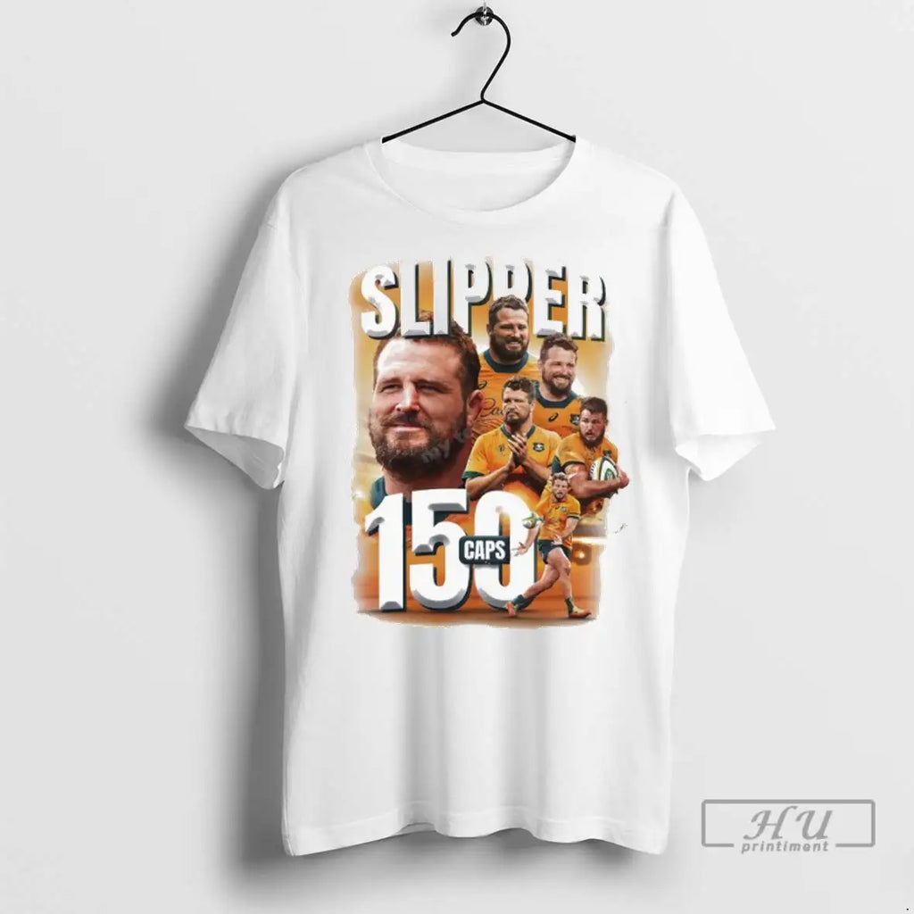 Trending Wallaby James Slipper 150th Caps Game Milestone T Shirt