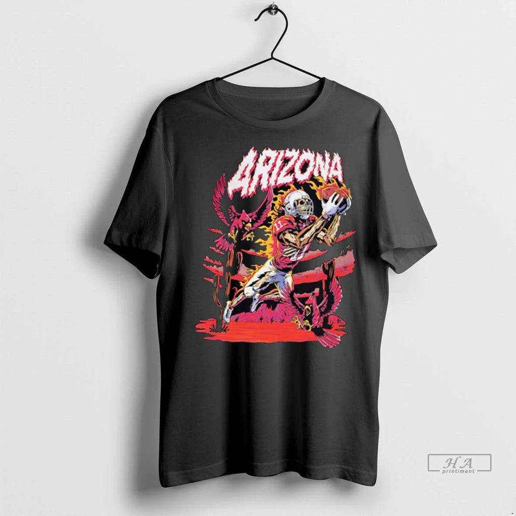Trendy Arizona Football Skeleton Player Shirt Sweater