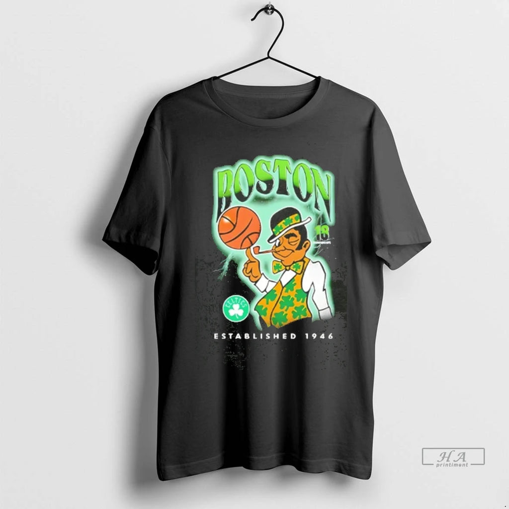 Trendy Boston Celtics Established 1946 18 Championships Tee Shirt Sweater