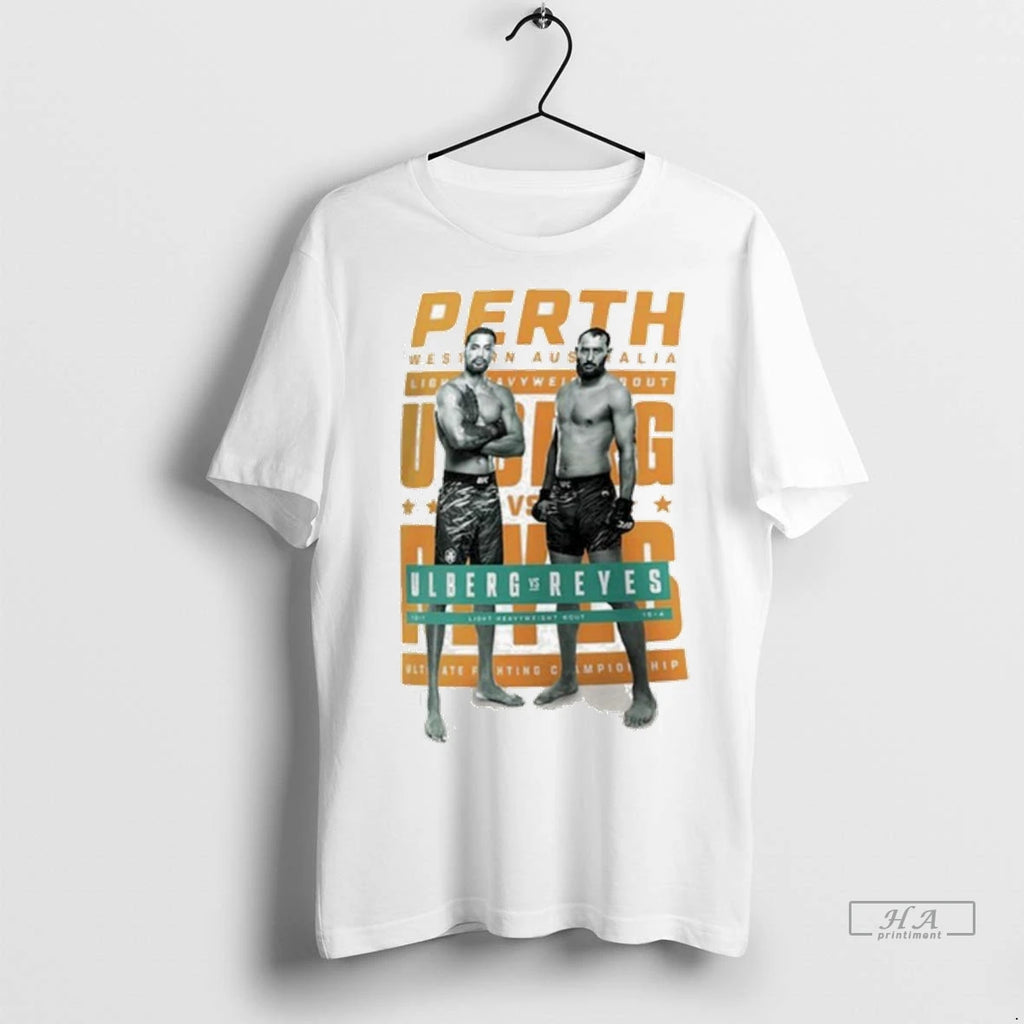 Trendy Carlos Ulberg Vs Dominick Reyes Ufc Merch Fight Night Perth Shirt Sweater