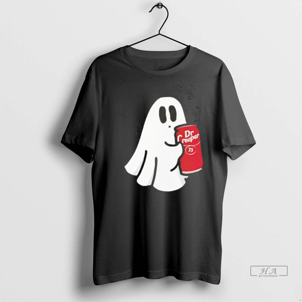 Trendy Ghost Drinking Dr Creeper 2025 Tee Shirt Sweater