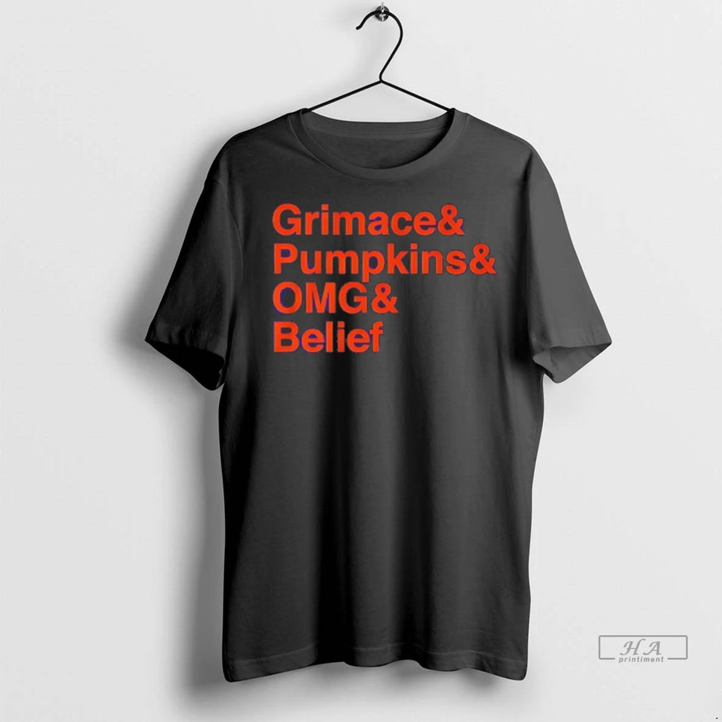 Trendy Grimace Pumpkins Omg Belief New York Mets Shirt Sweater