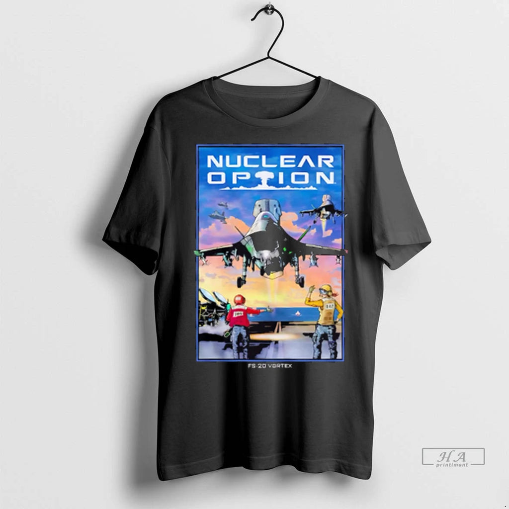 Trendy Nuclear Option Fs 20 Vortex Stealth Fighter Jet Shirt Sweater
