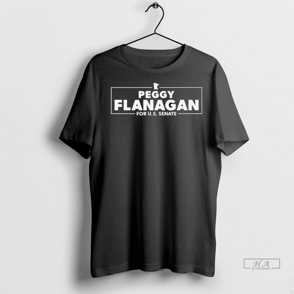 Trendy Peggy Flanagan For Us Senate Logo Long Sleve Shirt Sweater