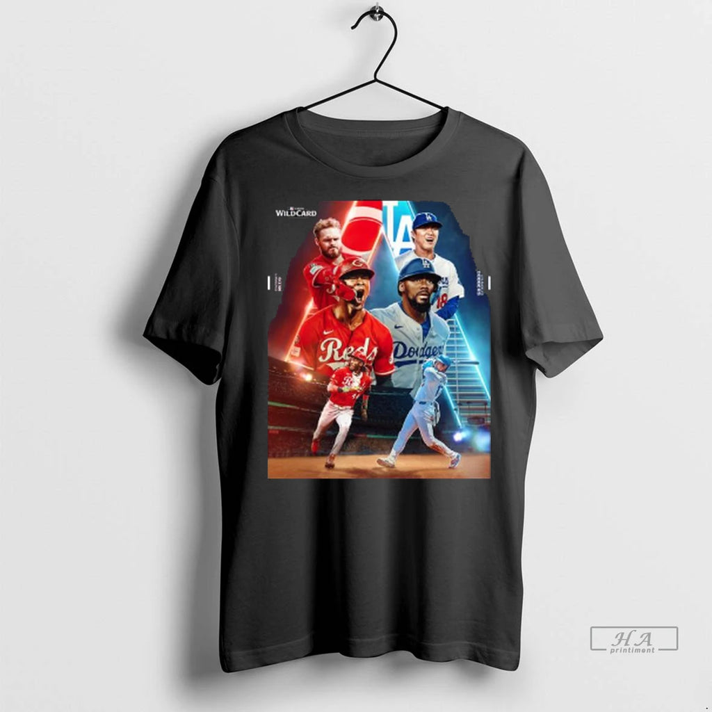Trendy Reds Vs Dodgers 2025 Wild Card Game Shirt Sweater