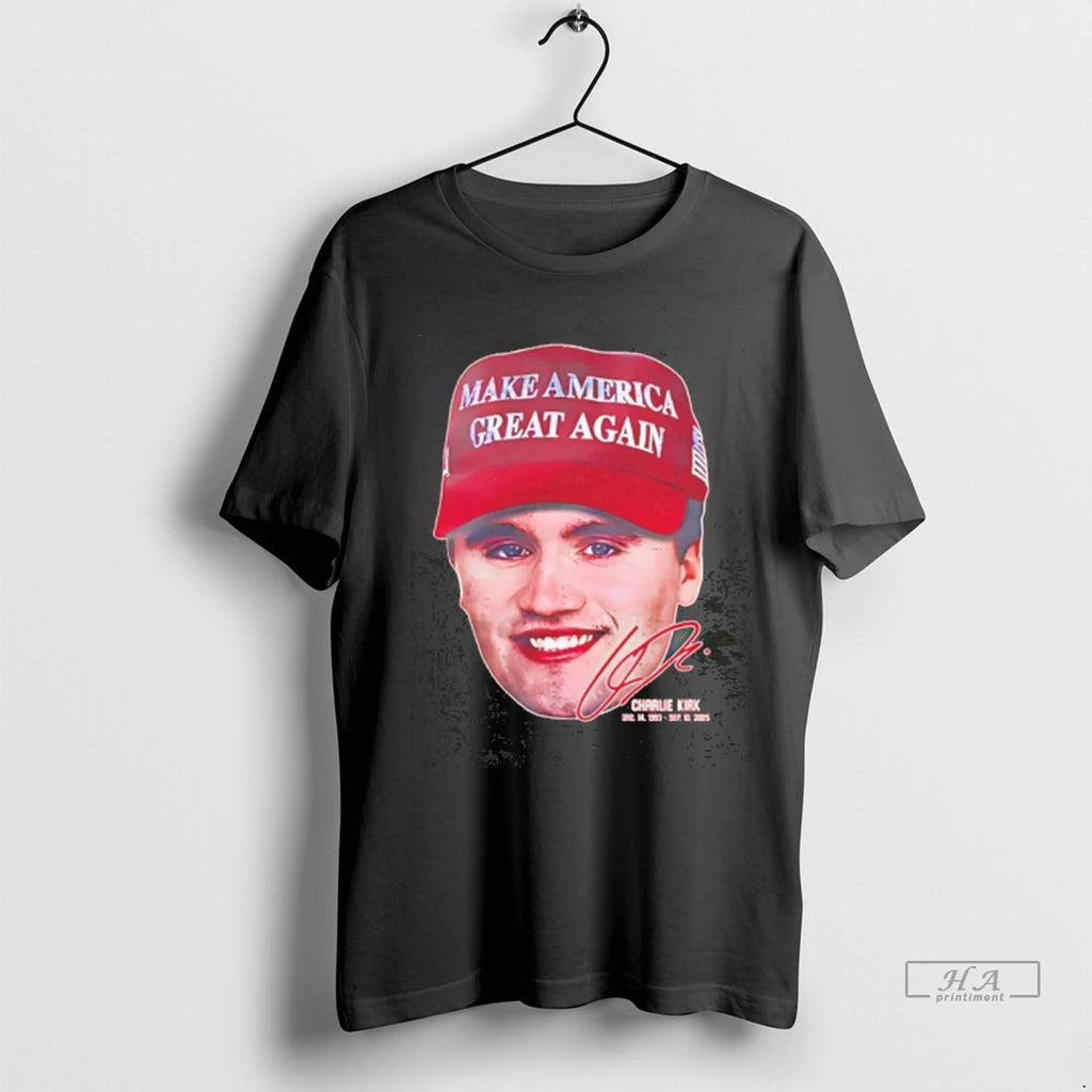 Trendy Rest In Peace Charlie Kirk 2025 Signature Tee Shirt Sweater