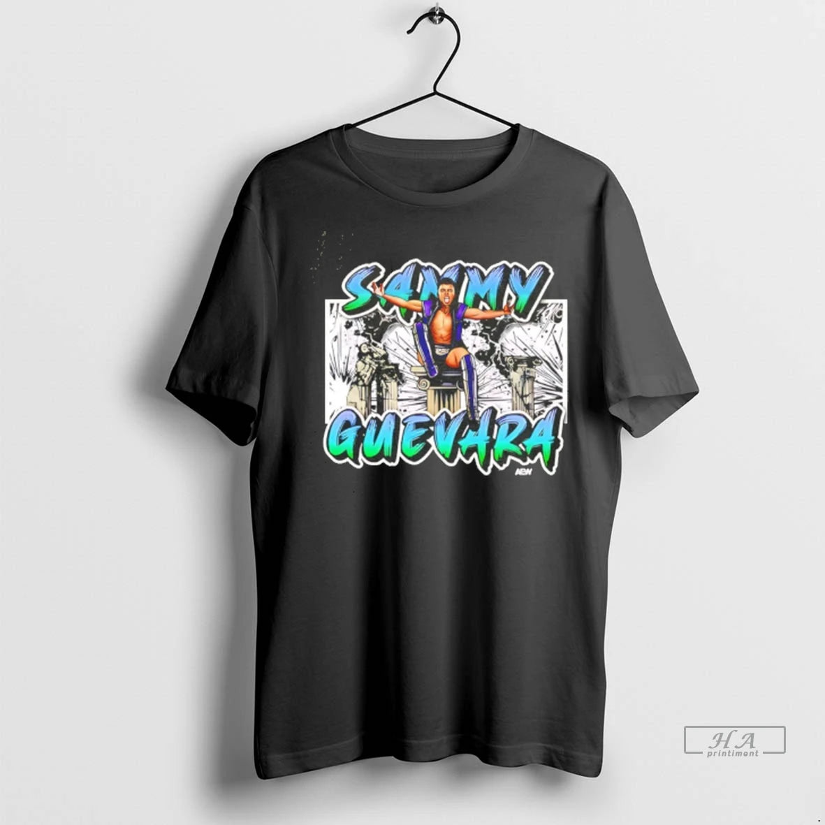 Trendy Sammy Guevara Pillar Aew Comic Tee Shirt Sweater