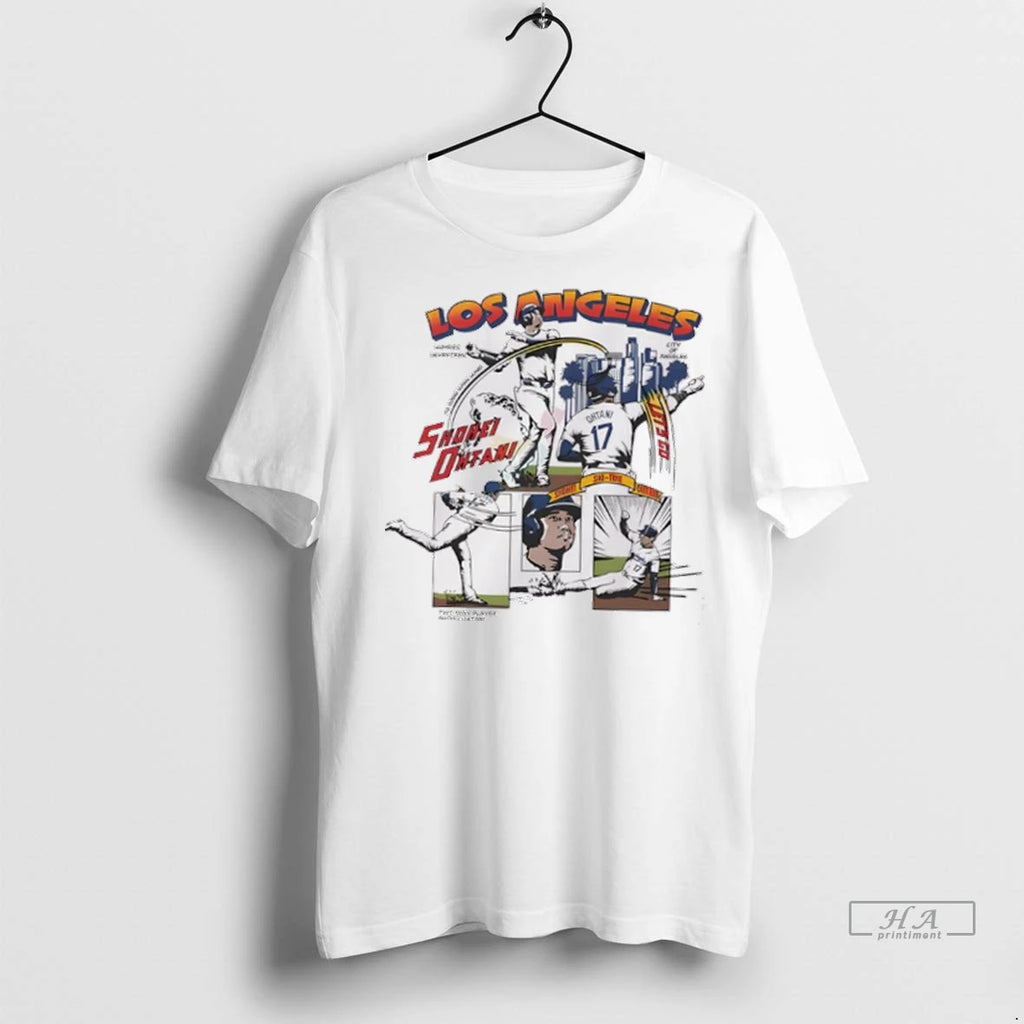 Trendy Shohei Ohtani Los Angeles D Comic Graphic Shirt Sweater