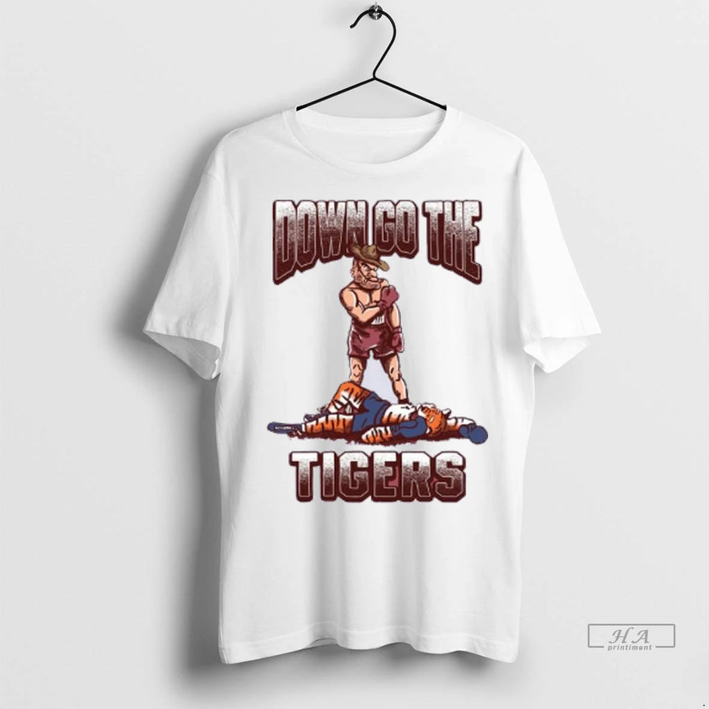 Trendy Texas Am Aggies Down Go The Tigers Shirt Sweater
