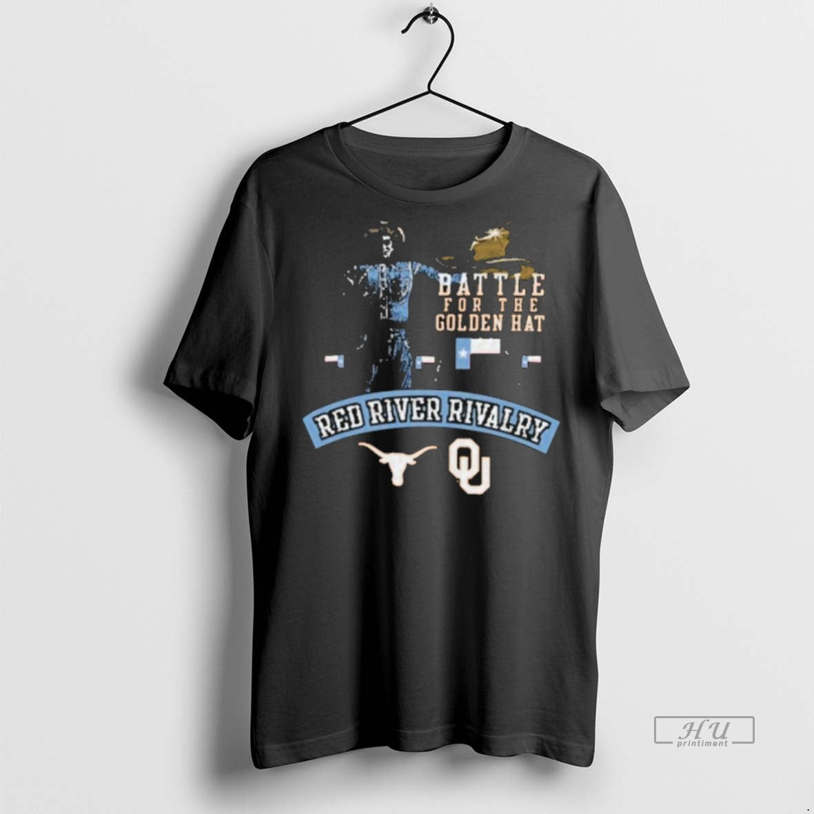 Viral Texas Longhorns Oklahoma Sooners Battle For The Golden Hat Red River Rivalry
