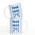 Book Nerd Bow Coffee Mug, Coquette Gifts, Book Store Gifts