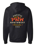 Franklin Zip Up Hoodie Black