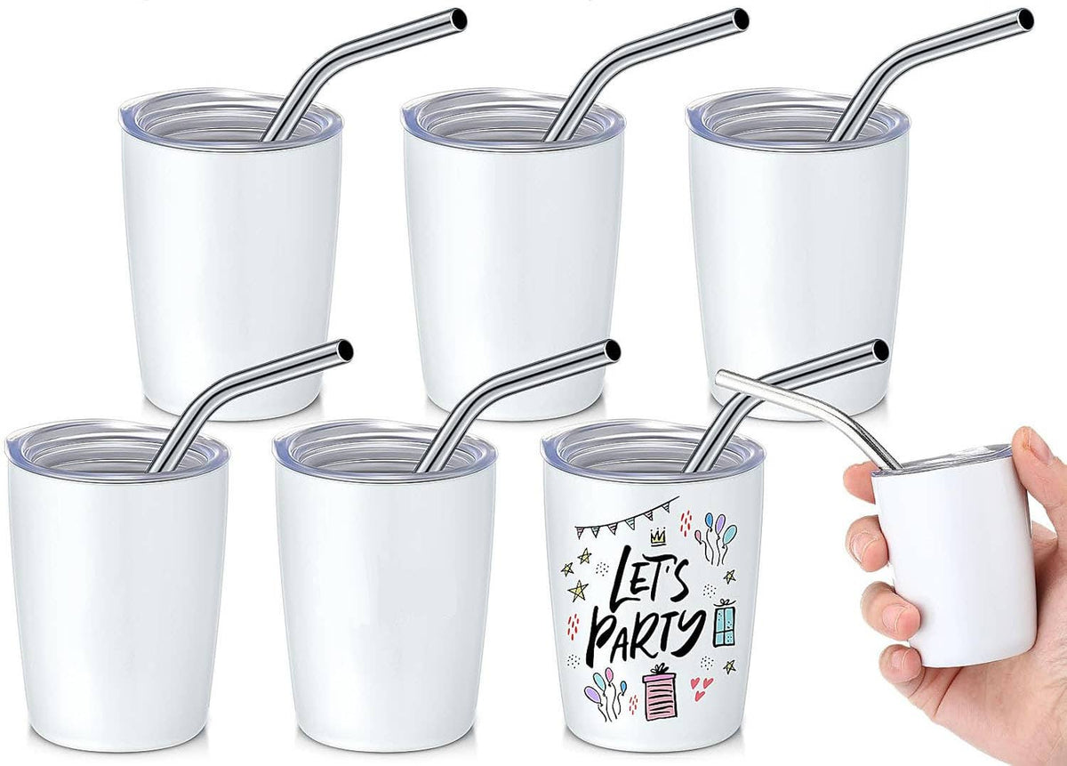 3 oz White Sublimation Shot Glass Customizable