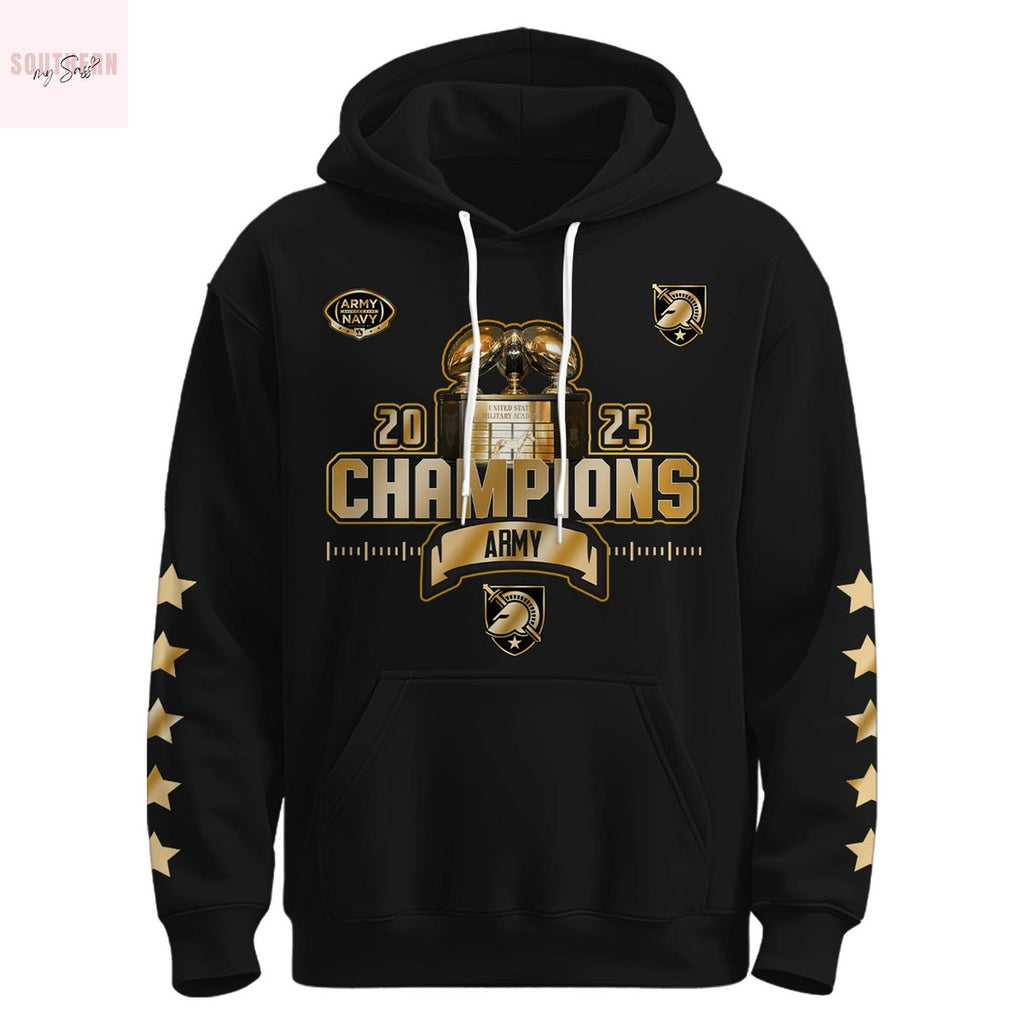 Army Black Knights CIC Trophy Champions 2025 Hoodie