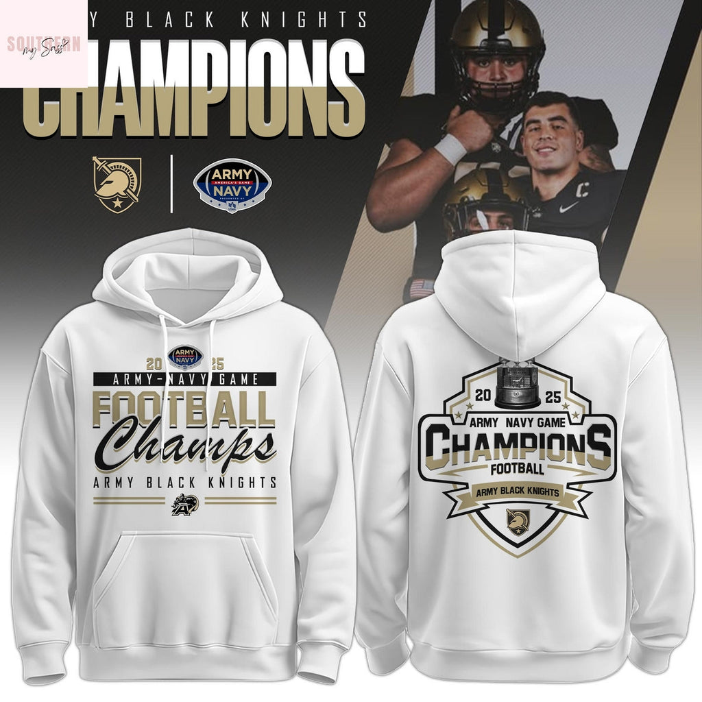 Army Black Knights Football Champions Army- Navy Game Hoodie