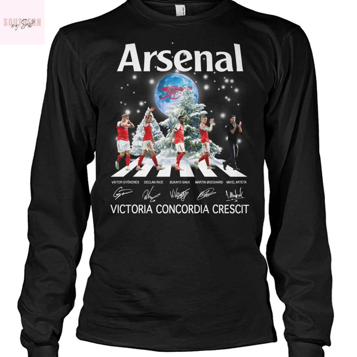 Arsenal Victoria Concordia Crescit Signature Unisex T-Shirt