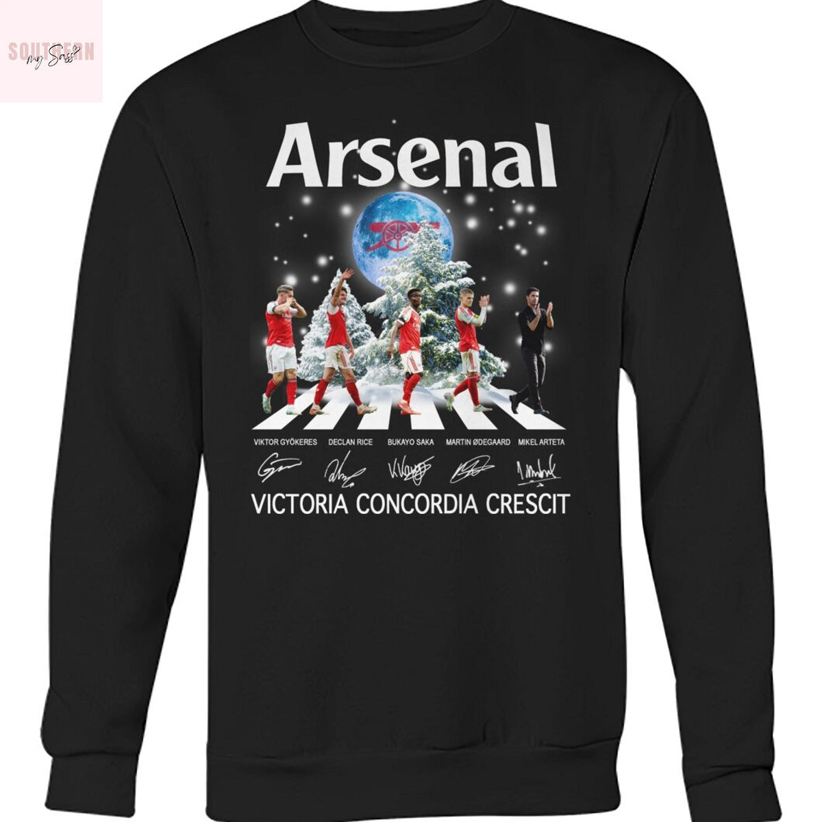 Arsenal Victoria Concordia Crescit Signature Unisex T-Shirt