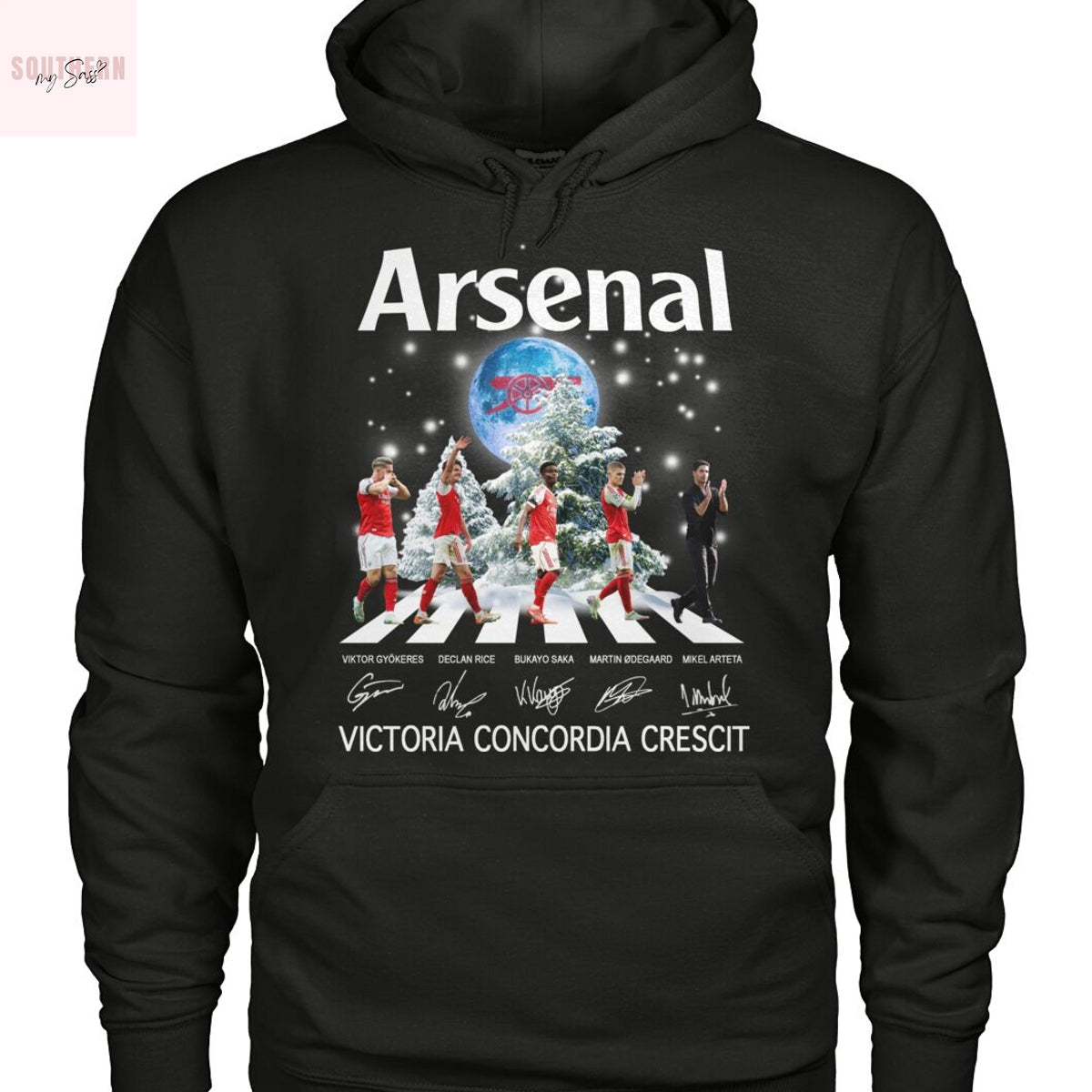 Arsenal Victoria Concordia Crescit Signature Unisex T-Shirt
