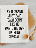 Dateline - Humorous Kitchen Towel