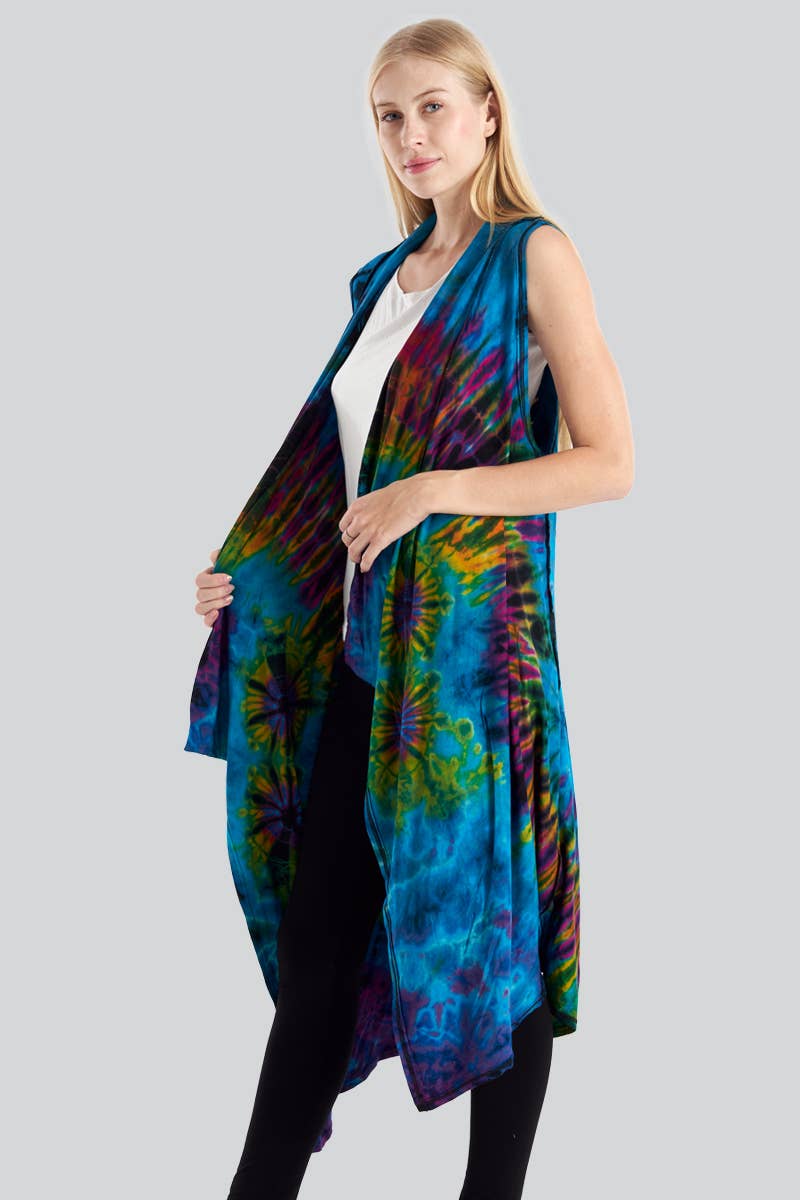 Razor-Cut Long Vest (TH-1446)