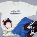 Courtesy of the Red, White and Blue Tee