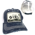 Country Girl Ball Cap | Woman's Hat | Distressed