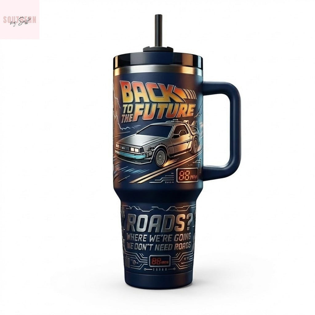 Back to the Future Where We re Going We Dont Need Roads Tumbler