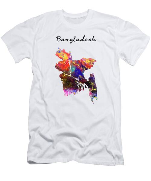 Bangladesh Quote Art Design Inspirational Motivat T-Shirt