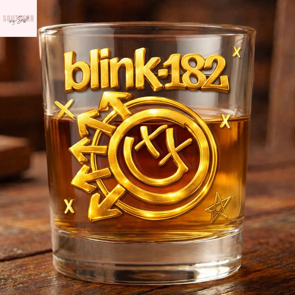 Blink-182 Whiskey Glass