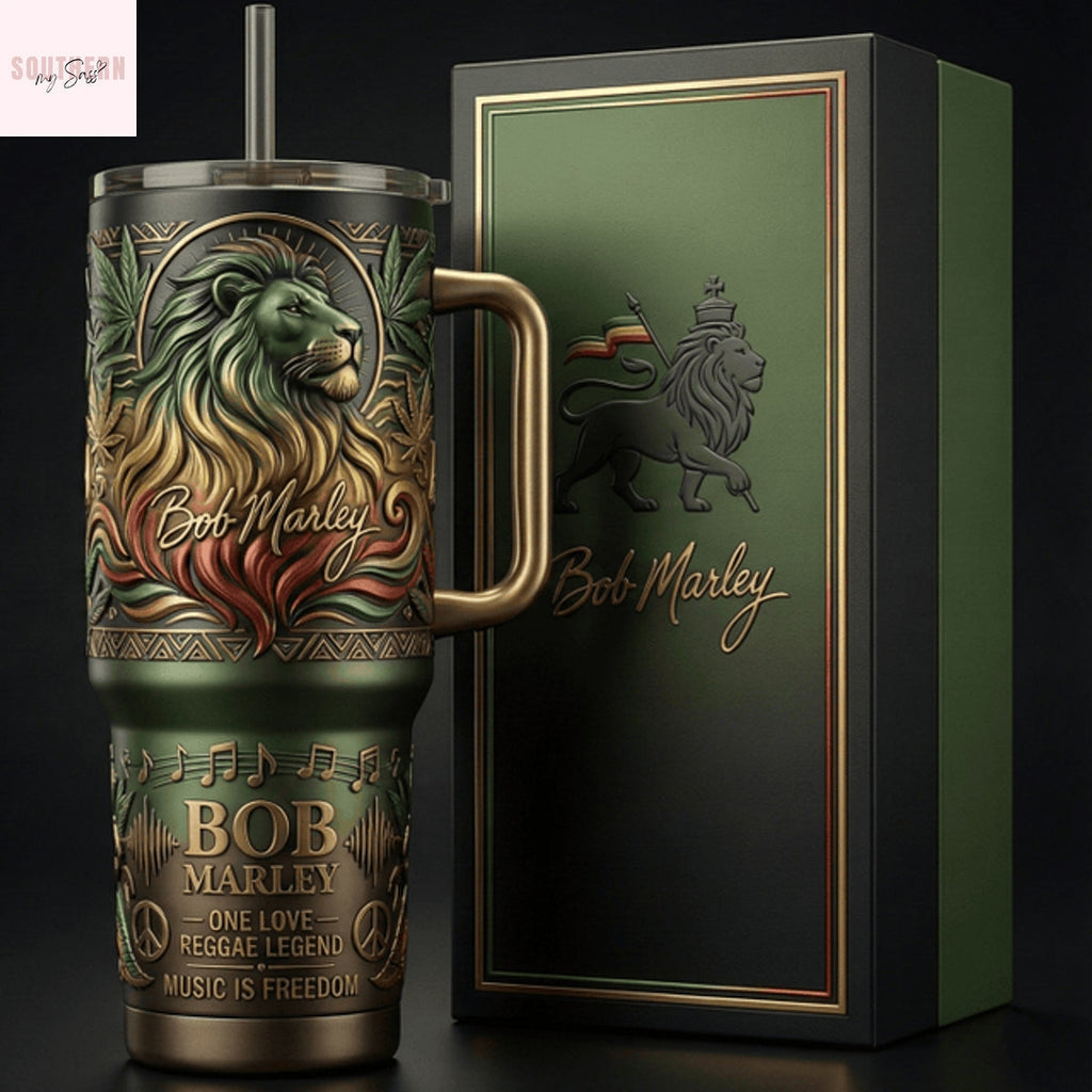 Bob Marley One Love Reggae Legend Music Is Freedom Tumbler