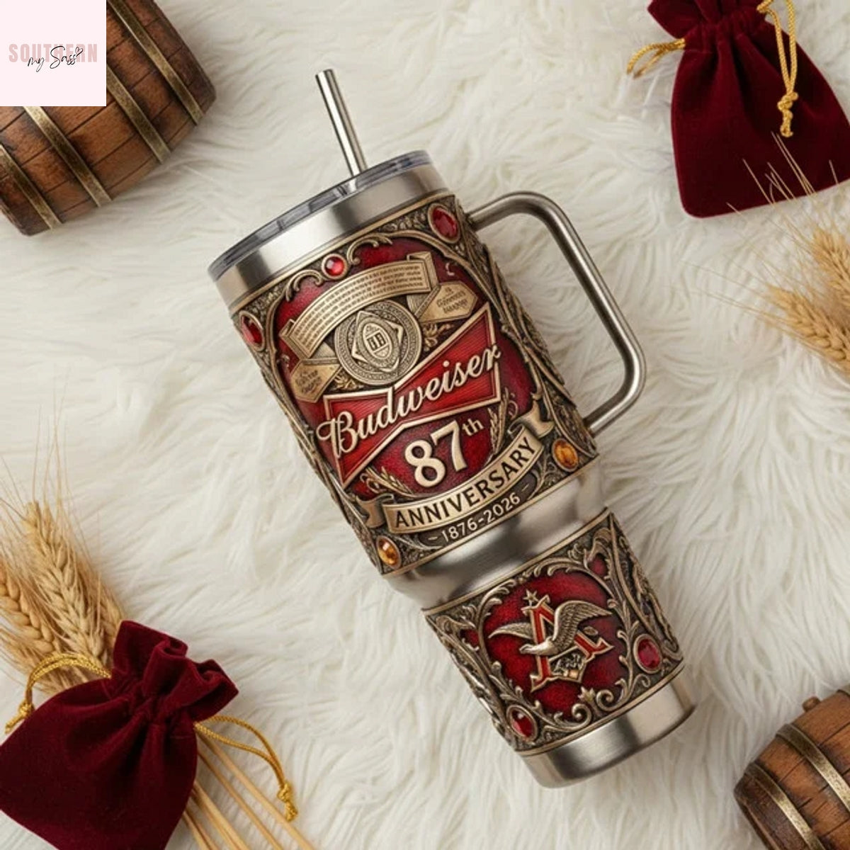Budweiser 87th Anniversary 1876-2026 Tumbler
