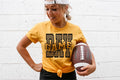 Gameday Retro Checker Font Gold Football Graphic Tee