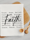 Faith Collage - Religious Kitchen Towel