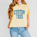 Custom Cropped Boxy Tee with Name, Location or Logo