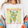 Margaritas Made Me Do It Funny Spa Salon Retro Graphic Tee