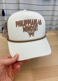 Philippians 4:8 Mindset with Bow - Christian Hat