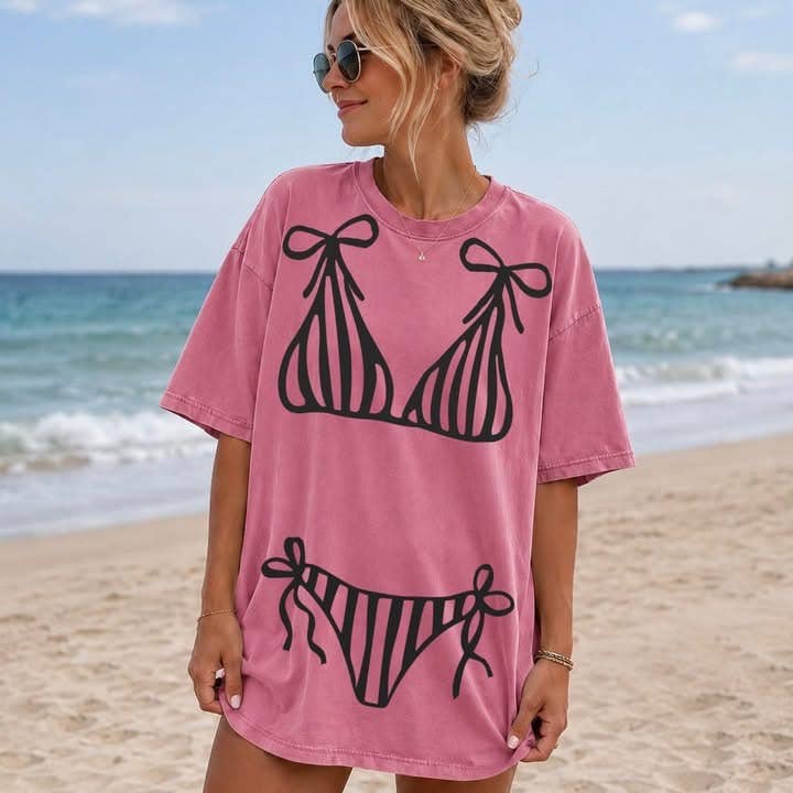 Bikini Illusion Comfort Colors Tee