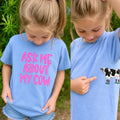 Ask Me About My Cow Kids Youth Funny Tee