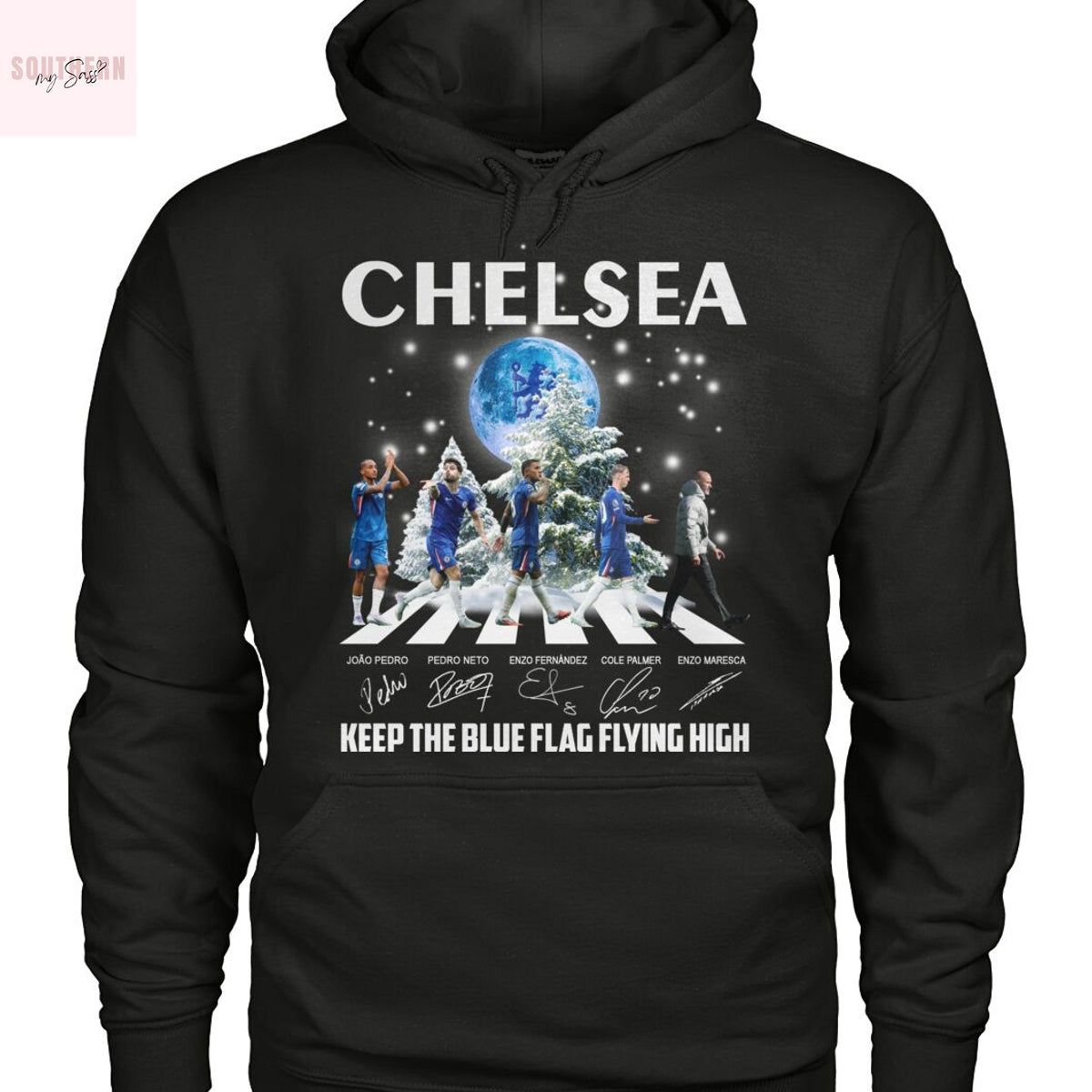 Chelsea Keep The Blue Flag Flying High Signature Unisex T-Shirt