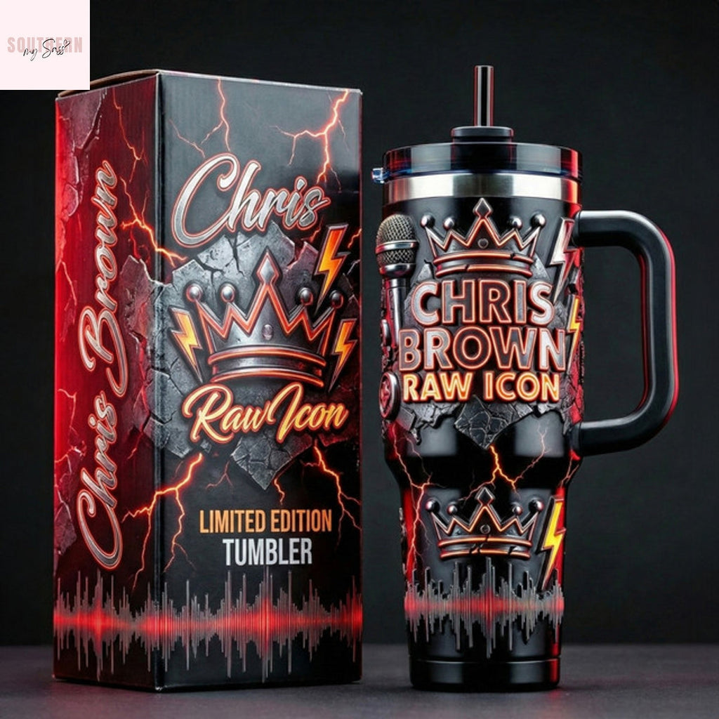 Chris Brown Raw Icon Tumbler