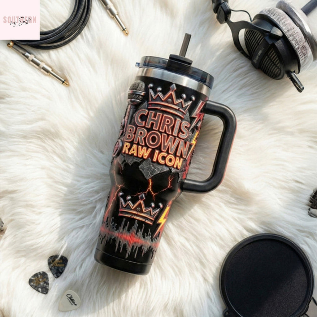 Chris Brown Raw Icon Tumbler