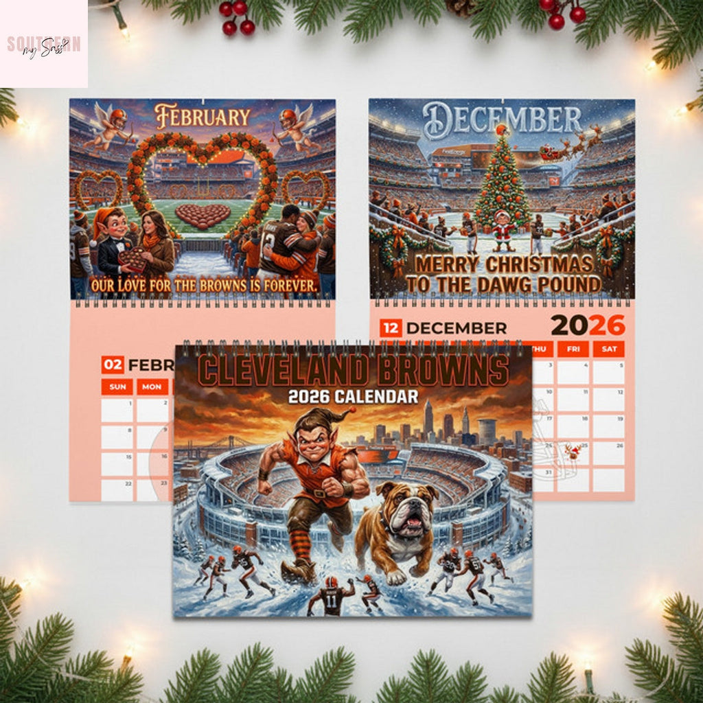 Cleveland Browns 2026 Wall Calendar