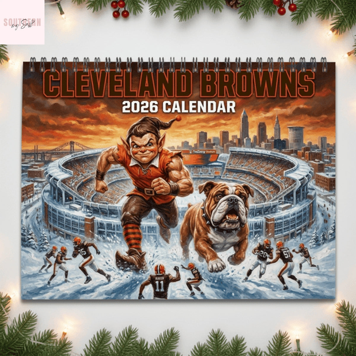 Cleveland Browns 2026 Wall Calendar