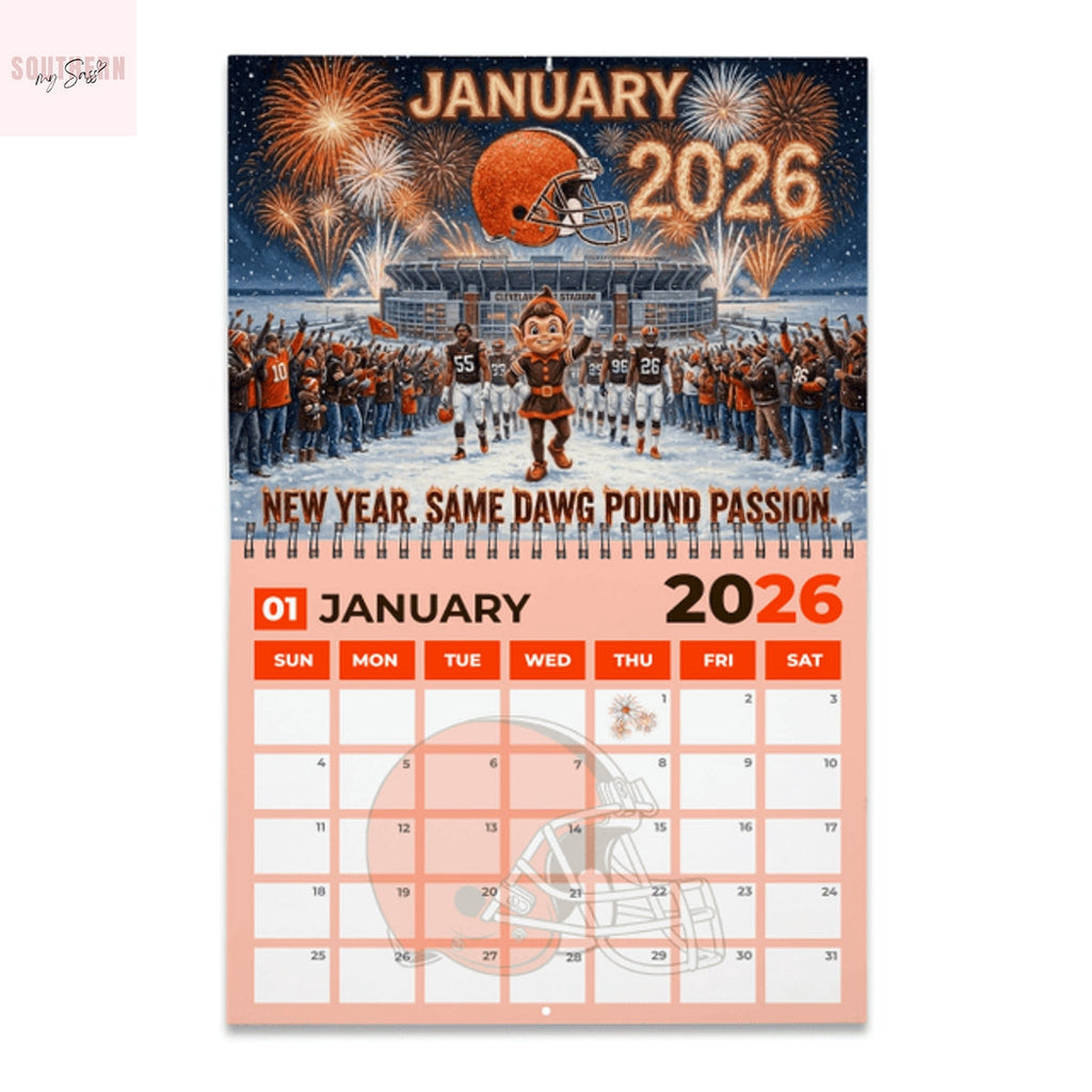 Cleveland Browns 2026 Wall Calendar