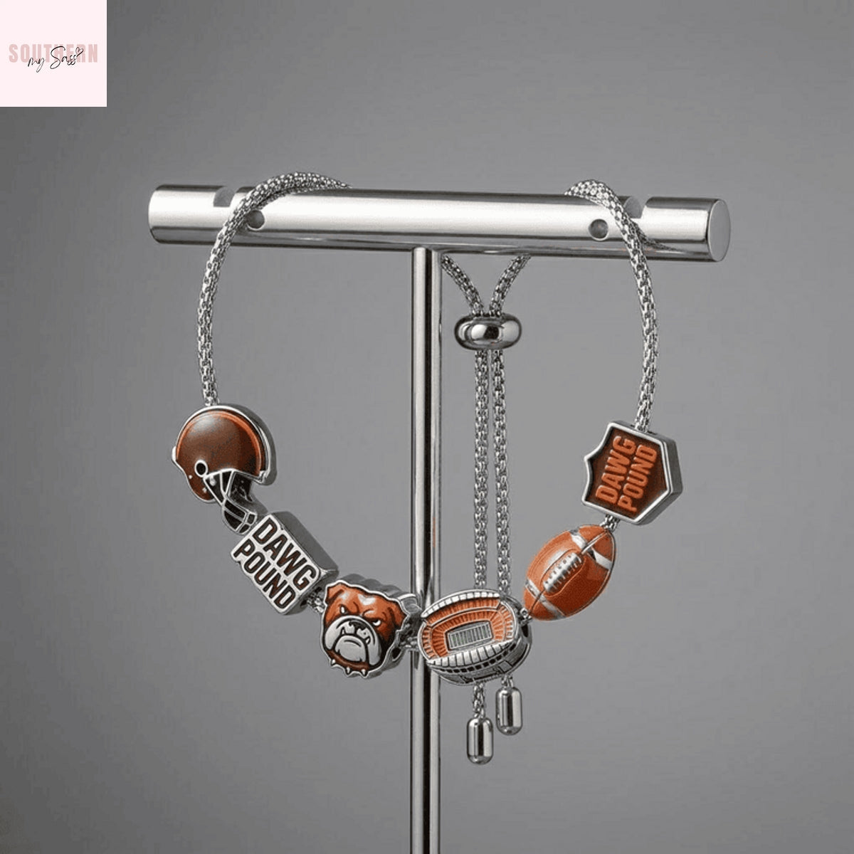 Cleveland Browns Charm Bracelet
