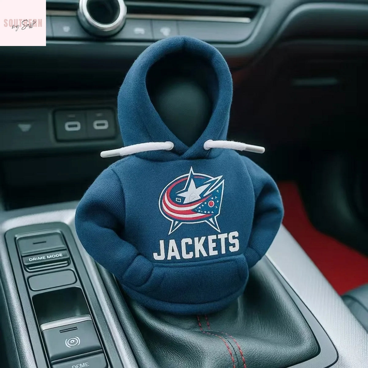 Columbus Blue Jackets Car Gear Shift Hoodie